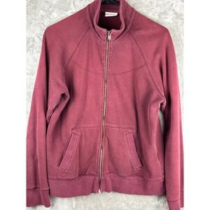Columbia Full Zip Sweatshirt Womens‎ Large Red Athleisure Gorpcore Casual